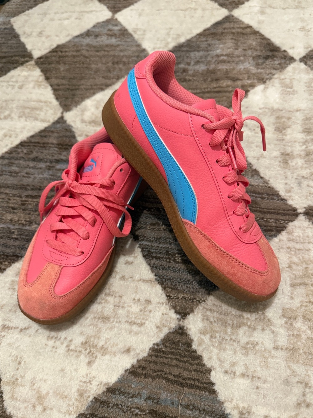 Puma Retro Terrace Pink Sneaker Gum Sole 7 1/2